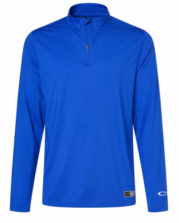Men's Medium Oakley Royal Blue Performance Quarter-Zip Pullover