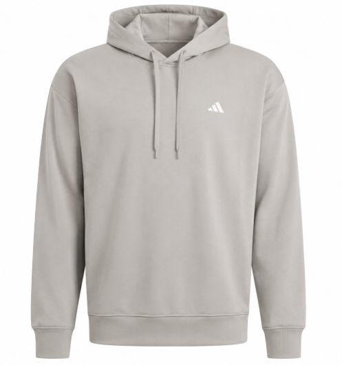 Men's Light Grey Adidas hoodie