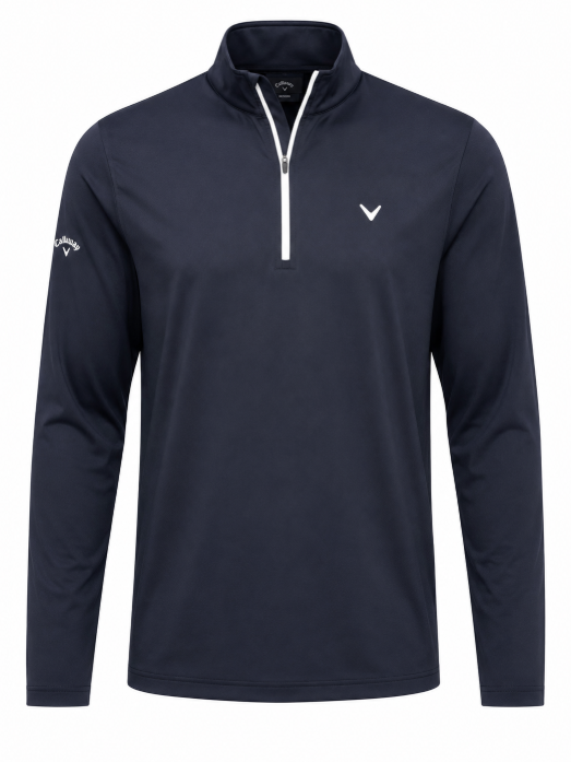 Men's Large Callaway Navy Performance Quarter-Zip Pullover