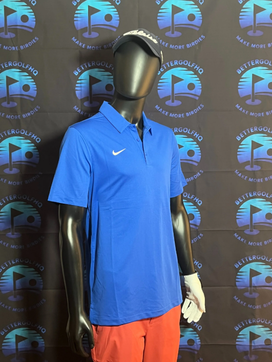 Men's Blue Nike Golf Shirt