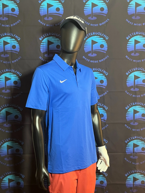 Men's Blue Nike Golf Shirt